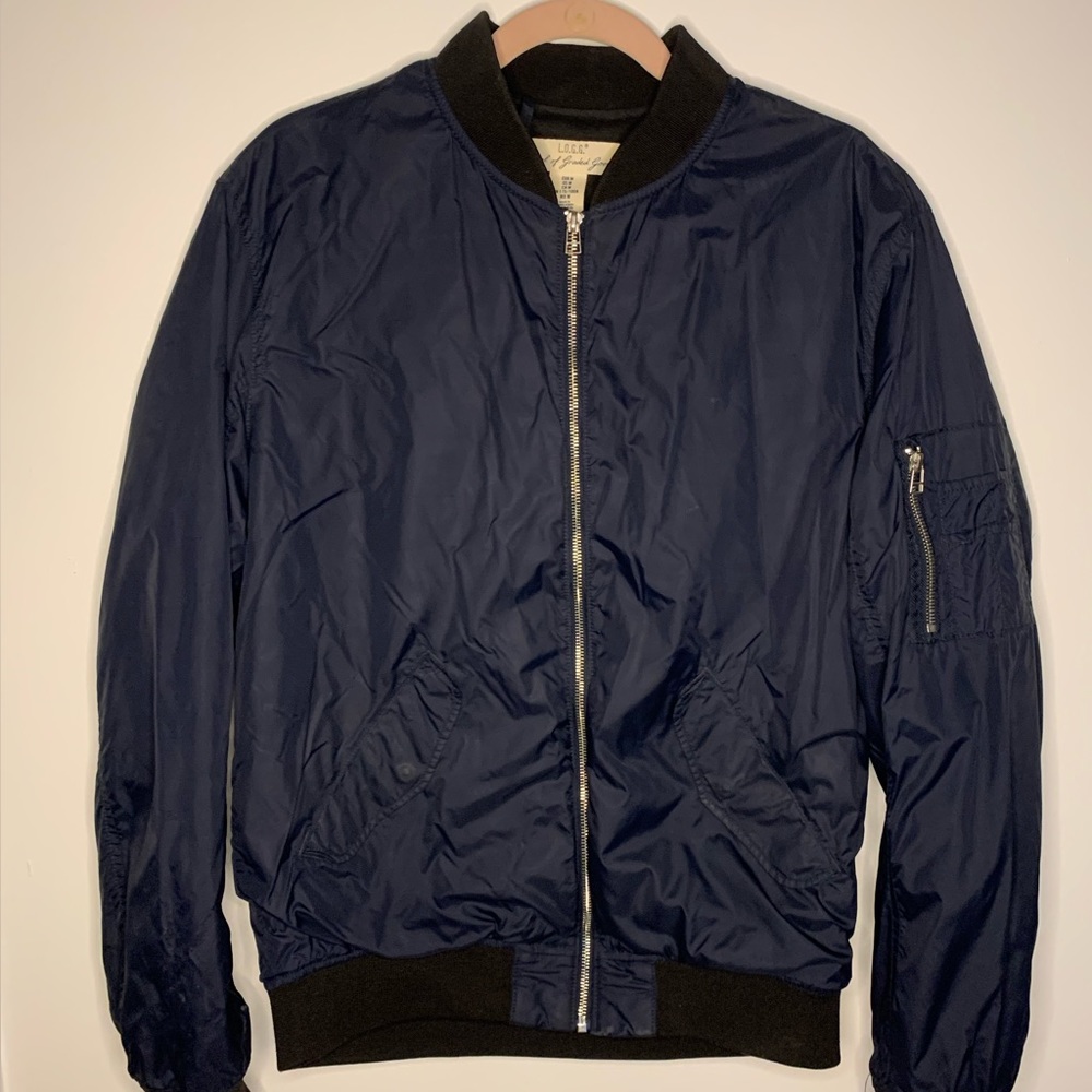 H&M L.O.G.G. Navy Bomber Jacket
